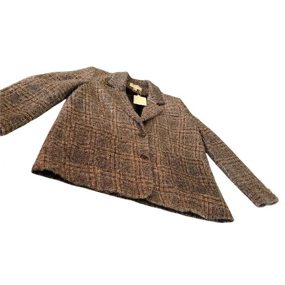 See U SOON Gray Plaid Blazer Jacket  Longsleeves Size S WOMEN'S - Picture 10 of 12